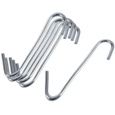 Produktbild von ORION Haken für Küchenleiste KÜCHEN-RELING Räucherhaken 6x4,5 cm 6 Stück