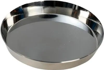 Produktbild von Kerzenteller Edelstahl poliert für Ø 10 cm Kerzen