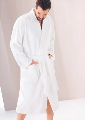 Produktbild von Cawö Herren-Kimono 828 Farbe weiß Größe L