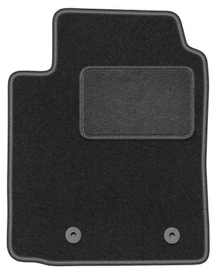 Productafbeelding van Velours bestuurdersmat voor Toyota Yaris I 1999-2005 – grafiet, op maat – Wielganizator LUX