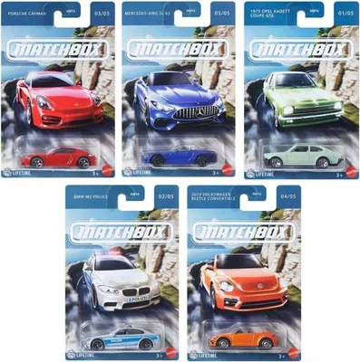 Produktbild von Matchbox Die-Cast-Spielzeugauto oder -Truck, Maßstab 1:64 (Stile können abweichen), Fahrzeug, 3 Jahr(e), Kunststoff, Metall, Gemischte Farben