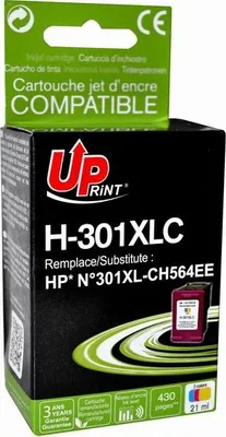 Produktbild von UPrint kompatible Tinte/Tinte zu N9K07AE, HP 304XL, H-304XLC, dreifarbig, 400s, 18ml, prosh