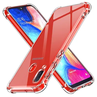 Produktbild von Techsuit Shockproof Back Cover Hülle für Samsung Galaxy A20e - Transparent