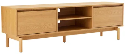 Produktbild von TV-Möbel SARAH aus Holz mit 2 Türen und 6 Regalböden, L 160 x B 40 x H 50 cm
