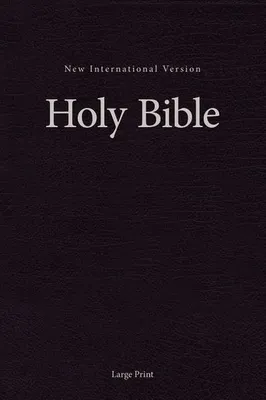 Obrázok produktu pre NIV, Pew and Worship Bible, Large Print, Hardcover, Black