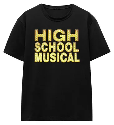 Immagine prodotto di High School Musical - Maglietta da donna TV34248 (XL) (Nera)