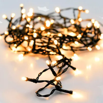 Image de Guirlande Fixe 240 Leds Blanc Chaud 21m Usage Extérieur Ip44