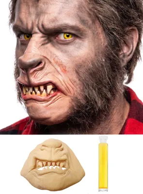 Produktbild von Werwolfmaske zum Ankleben