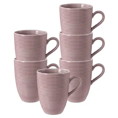 Produktbild von Seltmann Weiden Beat Altrosa Becher mit Henkel 0,35l 6er Set