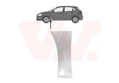 Immagine prodotto di VAN WEZEL 5829155 Parafango anteriore sinistro per VW Polo hatchback (6R1, 6C1)