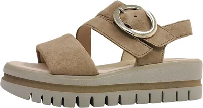 Image de Sandales Gabor, couleur beige clair, modèle décontracté