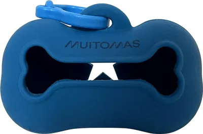 Image de Porte-sacs à crottes pour chiens Muitomas, bleu