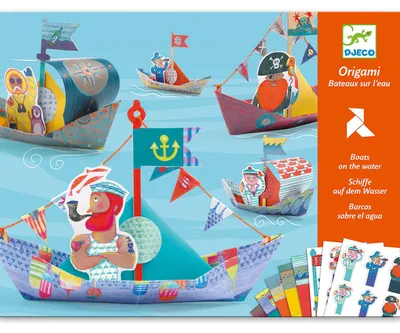Immagine prodotto di Gioco creativo origami Costruiamo barchette, Djeco