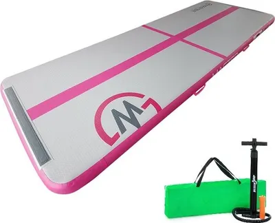 Immagine prodotto di Tappetino gonfiabile Airtrack MASTER 200 x 100 x 10 cm - rosa - bianco