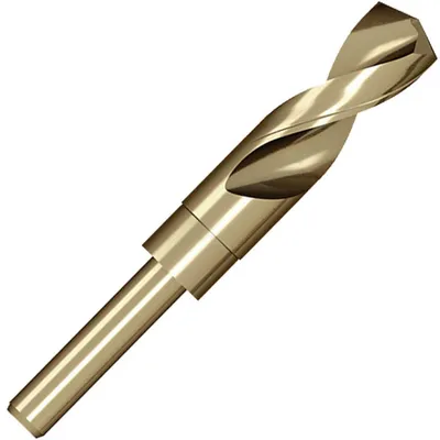 Zdjęcie produktu dla Wiertło stalowo-kobaltowe (HSS-Co), precyzyjnie szlifowane, z gładkim trzonem, o średnicy 21,5 mm, zgodne z normą DIN 338