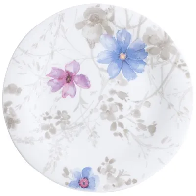 Zdjęcie produktu dla Villeroy & Boch Mariefleur Gris Basic, Talerz śniadaniowy, Okrągły, Porcelana, Wielobarwny, 21 cm, 350 g