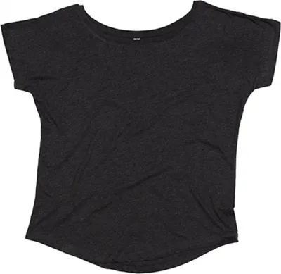 Produktbild von Mantis M91 | Damen Loose Fit T-shirt mit Flügelärmel - Farbe: Black - Größe: XXL