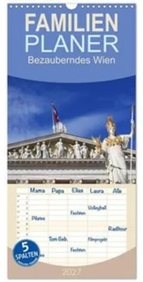 Image de Familienplaner 2027 - Bezauberndes Wien mit 5 Spalten (Wandkalender, 21 x 45 cm) CALVENDO