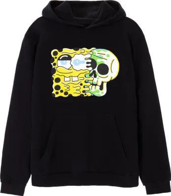 Obrázek produktu pro SpongeBob SquarePants - pánská mikina s kapucí NS7811 (3XL) (černá)