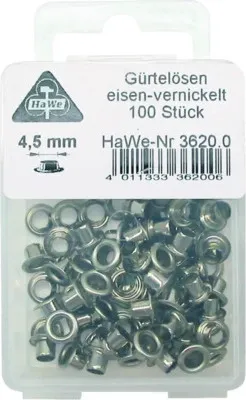 Zdjęcie produktu dla Oczka niklowane 5,0 mm opakowanie 100 szt