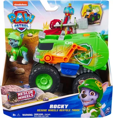 Obrázek produktu pro PAW Patrol 6069331, Popelářské auto, 3 rok/roky, Plast, Černá, Zelená, Oranžová