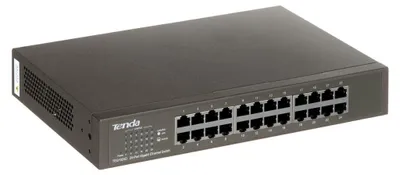 Produktbild von Tenda 24-port Gigabit Ethernet Switch, Unmanaged, Vollduplex, Rack-Einbau