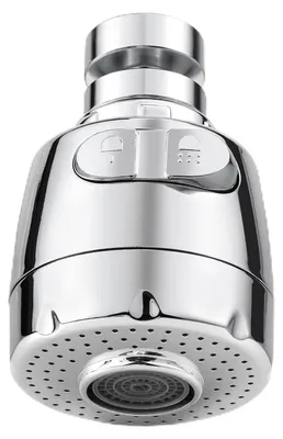 Immagine prodotto di Aeratore Vinabo per rubinetto, ruotabile a 360°, ugello per cucina, lavello, con filtro, 2 modalità, aeratore per rubinetto, nebulizzatore, per cucina, argento