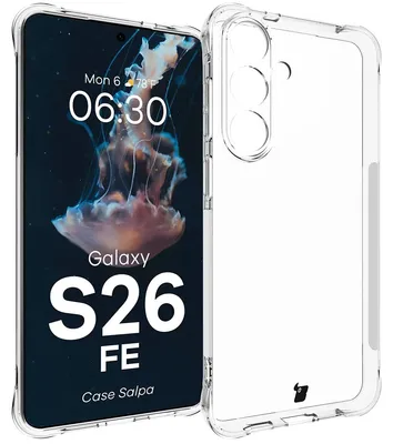 Produktbild von Flexible Handyhülle für Galaxy S26 FE, Bizon Case Salpa, Transparent
