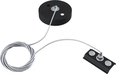 Image de Maytoni Kit de suspension de rails d'alimentation, câble pour suspension / suspension noir