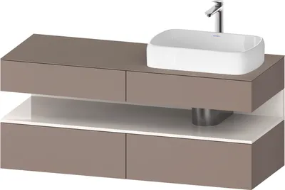 Produktbild von DURAVIT QA4766022430000 QTG KWTU WH Ek. 1400x550x600 bs. Mt.