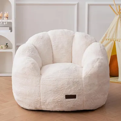 Image de Bean Bag - Fauteuil en forme de fleur 1 place avec rembourrage