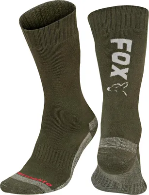 Produktbild von Fox Collection Thermolite Long Socks (Green/Silver) Größe 40/43