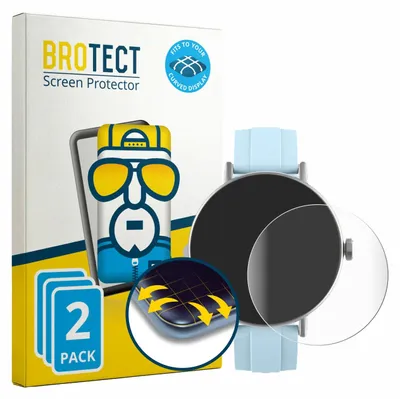 Produktbild von 2x BROTECT Fullscreen Schutzfolie für Gydom DR05 Displayschutz Folie Fullcover Klar Transparent