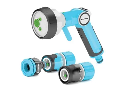 Produktbild von Cellfast Ergo Set mit 4-Funktions 3/4" Pistolensprenger
