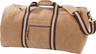 Produktbild von Quadra QD613 | Vintage Canvas Holdall / Reisetasche | 58 x 30 x 30 cm - Farbe: Sahara - Größe: 58 x 30 x 30 cm