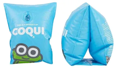 Image de Manches de natation Coqui S-018 bleues pour enfants