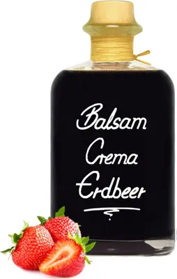 Produktbild von Balsamico Creme Erdbeere 1L 3%Säure Mit original Crema di Aceto Balsamico di Modena IGP.