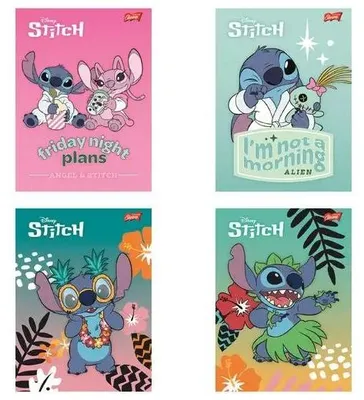 Obrázek produktu pro Sešit A5/32 stran, čtverečkovaný, Stitch (15 ks) – UNIPAP