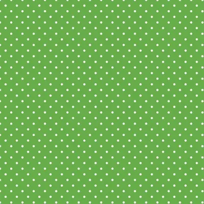 Produktbild von 20 Servietten White Dots on green - Kleine weiße Punkte auf grün 33x33cm