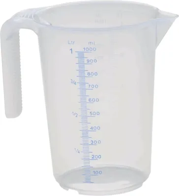 Produktbild von IWH Messbecher transparent Inhalt: 1 Liter