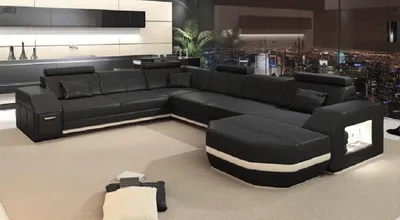 Produktbild von Wohnlandschaft Ecksofa U Form Big XXL Couch