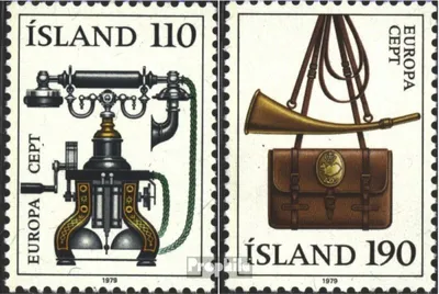 Produktbild von Briefmarken Island 1979 Mi 539-540 (kompl.Ausg.) postfrisch Postwesen