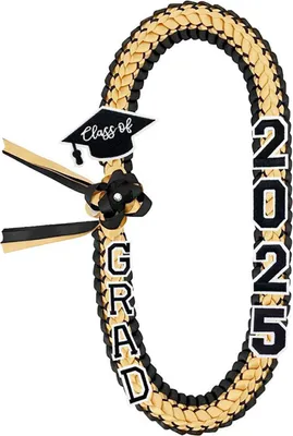 Produktbild von 2025 Graduation Leis Geflochtene Band Lei Halskette Klasse von 2025 Grad Geschenke für Graduation Party Zubehör