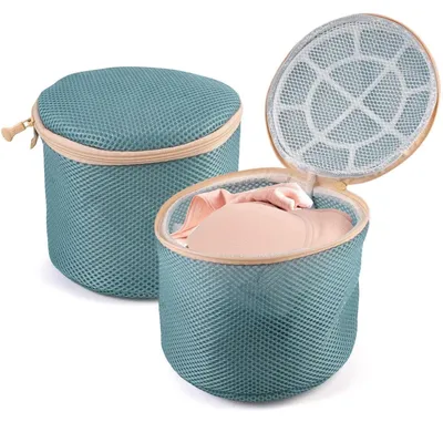 Produktbild von BH Wäschenetz 2 Stück 15 x 15 cm für Waschmaschine, Unterwäsche Socken Empfindliche Kleidung