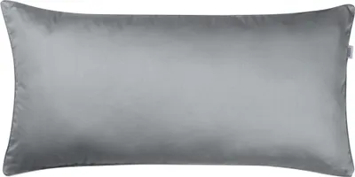 Produktbild von Schöner Wohnen Satin-Kissenbezug einzeln Pure Farbe grau Größe 40x80cm