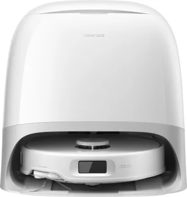 Produktbild von Roborock Qrevo Curv 5A1 Staubsaugerroboter, Weiß