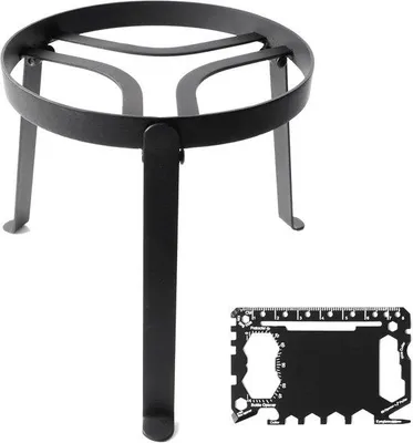 Produktbild von Famanu Grillstand für Lagerfeuer - Gusseisen für Camping und Outdoor-Kochen