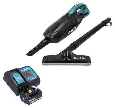 Image de Makita DCL 182 SF1 B Aspirateur sans fil 18 V noir + 1x batterie 3,0 Ah + chargeur