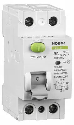 Image de Disjoncteurs à courant résiduel Ex9L-N 2P 25A 30mA 108314 NOARK