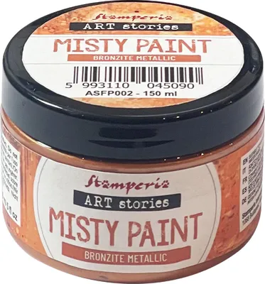 Image de Peinture métallique Misty Paint Bronzite 150 ml - Stamperia Art Stories